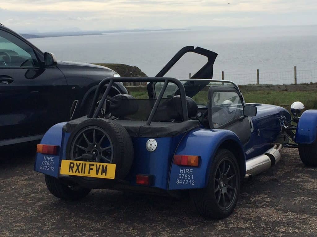 The Caterham at Dunnet Head